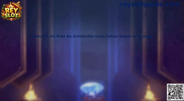 Selección de ruta de instalación para guardar archivos del juego