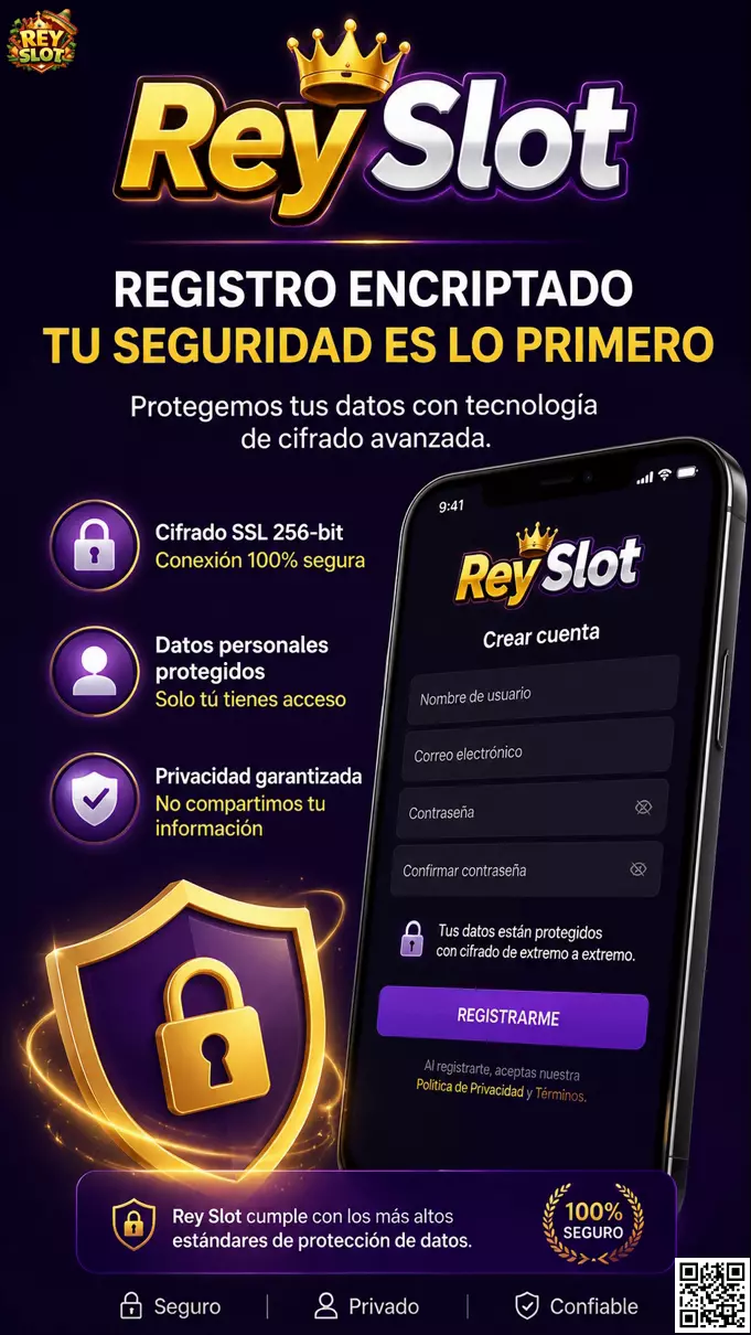 Formulario de Registro Seguro en Rey Slot